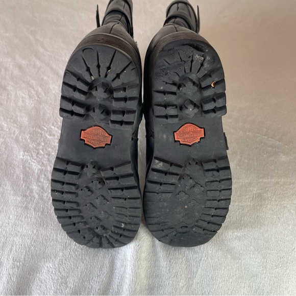 Harley Davidson Leather Motorcycle Boots - Picture 8 of 11